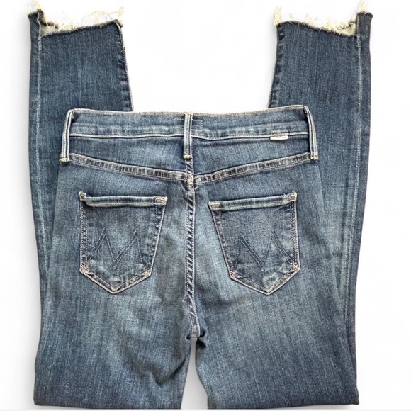 Mother The Stunner Zip Two Step Fray Jeans “Girl Crush” Size 25 - Picture 1 of 7